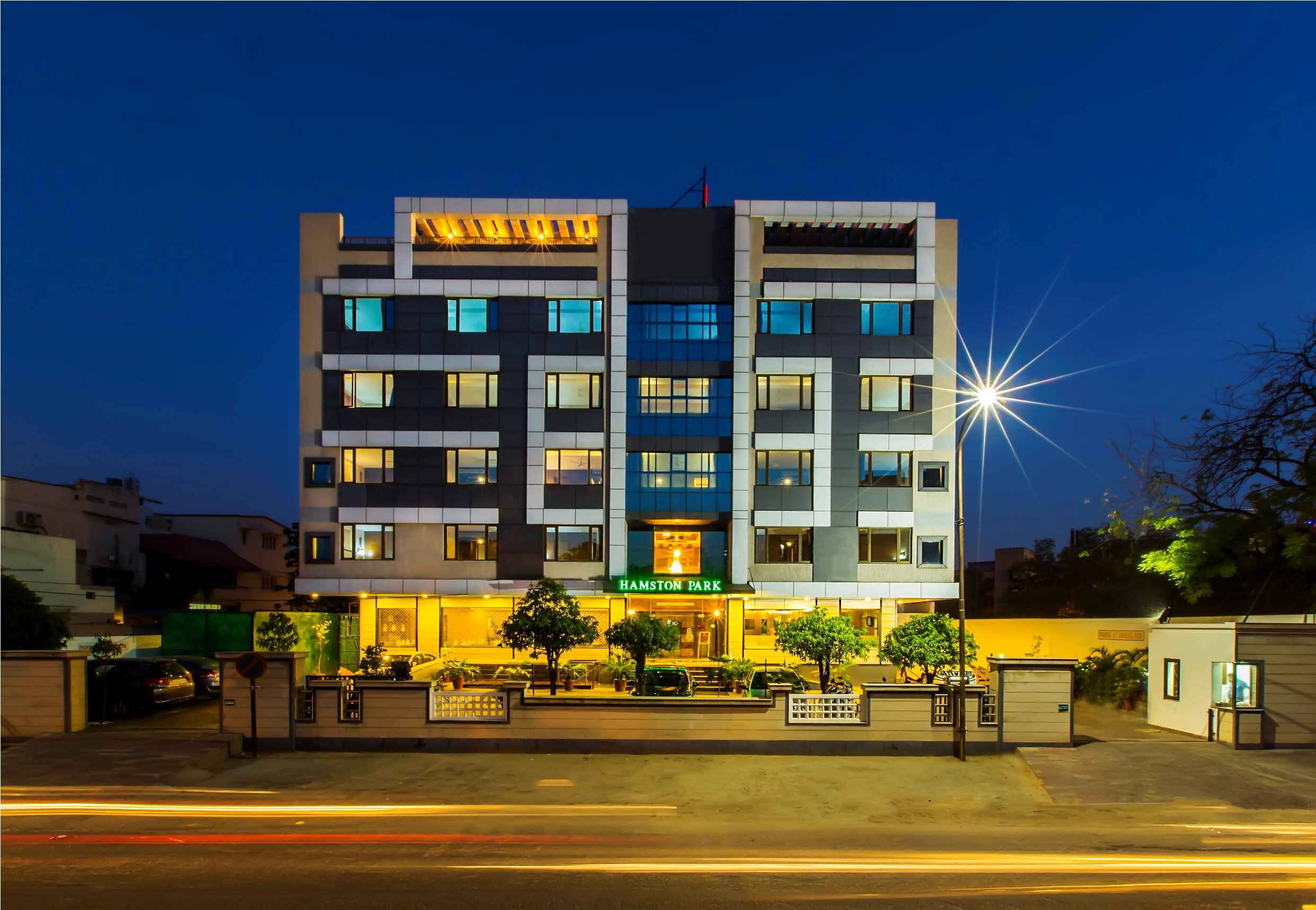 Luxury hotel exterior 2